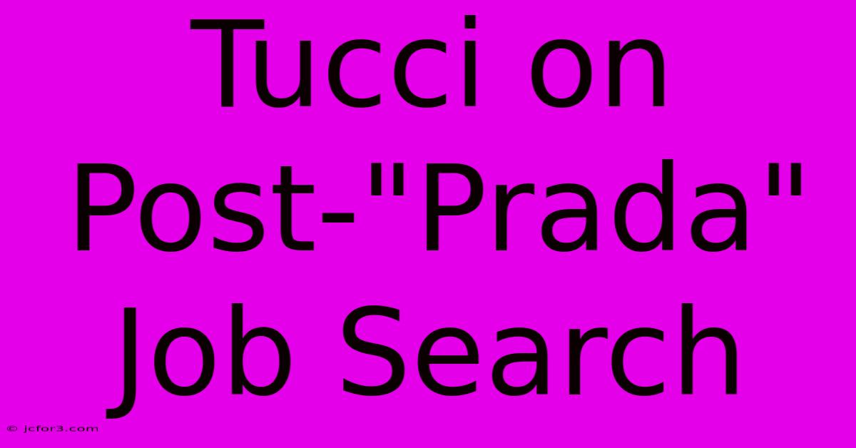 Tucci On Post-